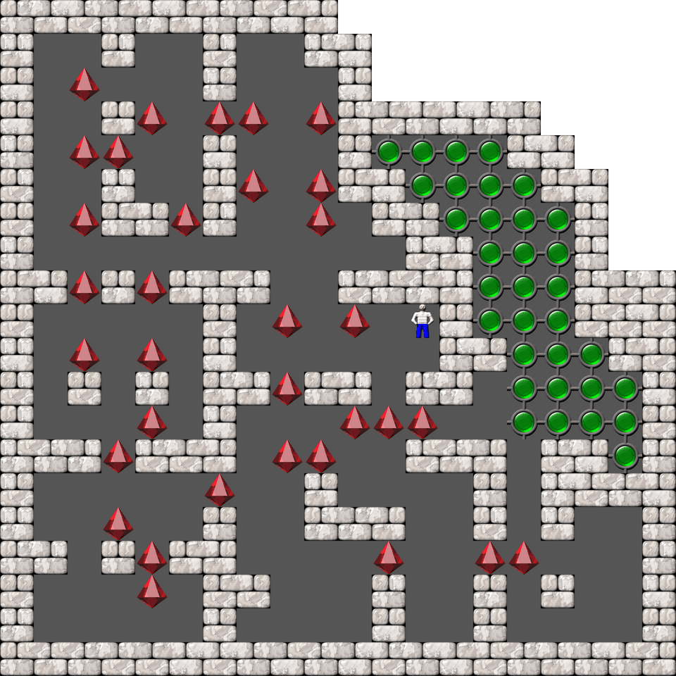 Sokoban Original 51-90 remodeled level 15